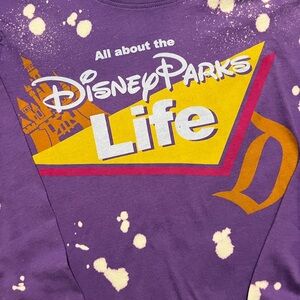 Disney Parks Purple Long Sleeve Tee